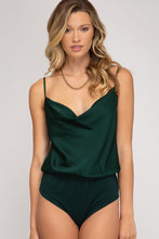 Load image into Gallery viewer, Mia Emerald Cami Bodysuit