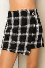 Load image into Gallery viewer, Bridget Plaid Tweed Mini Skirt
