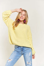 Load image into Gallery viewer, Dolly Puff Sleeve Sweater
