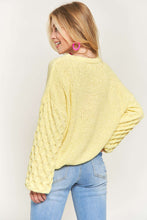 Load image into Gallery viewer, Dolly Puff Sleeve Sweater
