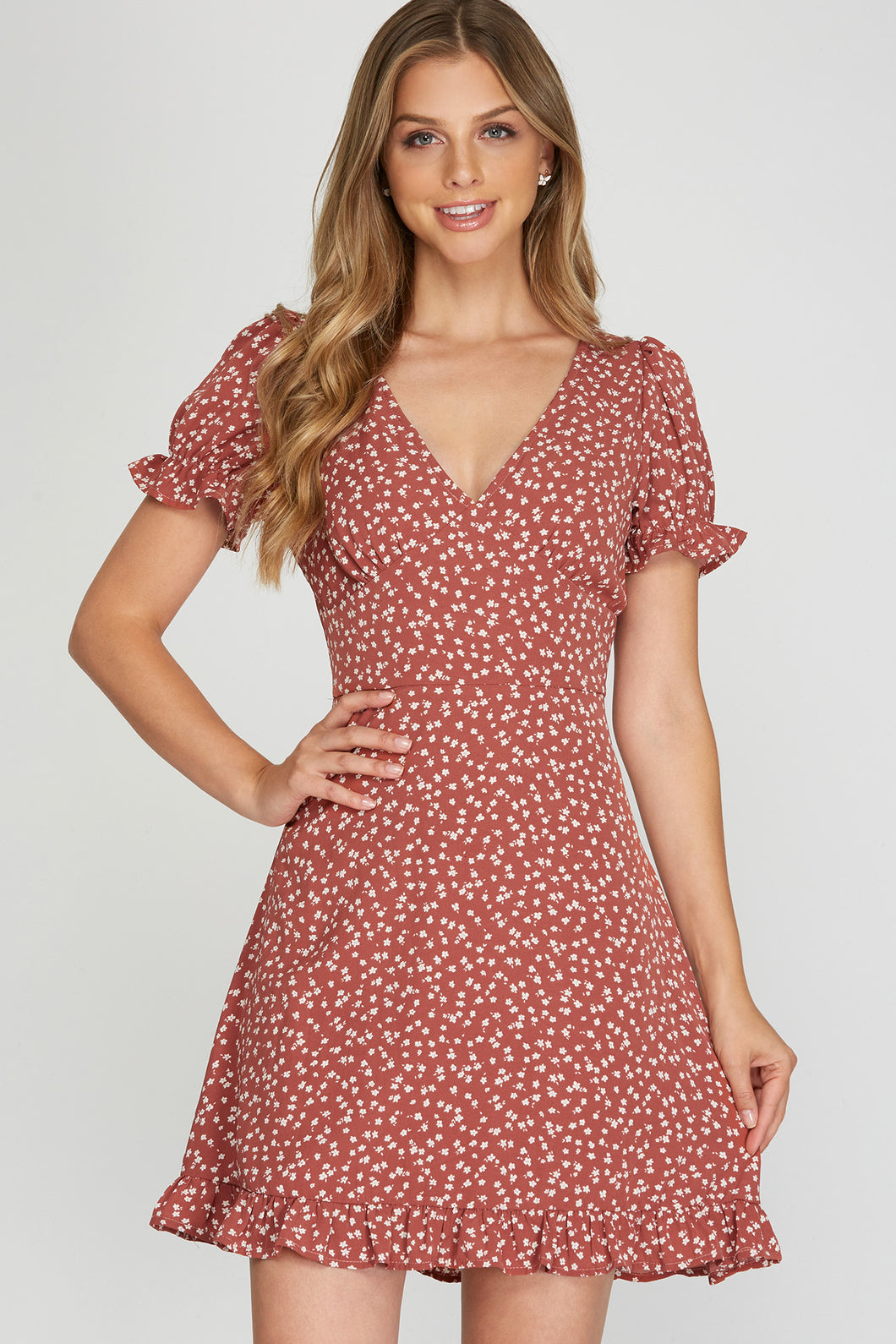 Camilla Woven Print Dress